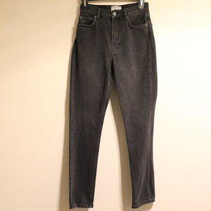 Reformation Washed Black Jeans Size 24
